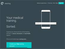 Tablet Screenshot of easilog.com
